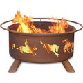 Patina Products Patina Products F104 3" Natural Rust Western Fire Pit F104